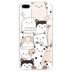 Sevimli Kedi Ve Köpek Tasarımlı Iphone 7 Plus Kılıf online tasarla