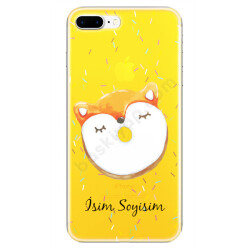 Sevimli Tilki Donut Tasarım Iphone 7 Plus Kılıf online tasarla