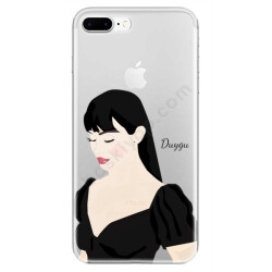 Siyah Elbiseli Kız Tasarım Iphone 7 Plus Kılıf online tasarla