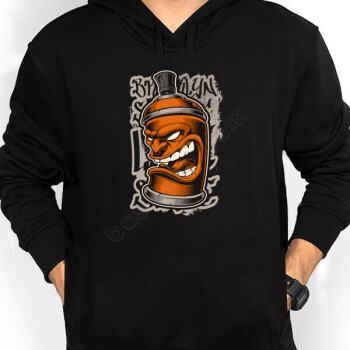 Broklyn Baskılı Siyah Sweatshirt online tasarla