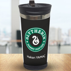 Slytherin Harry Potter Tasarım Termos online tasarla