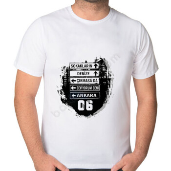 Sokakların Denize Çıkmasada Tasarımlı Tişört online tasarla