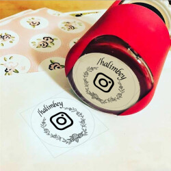 Sosyal Medya İnstagram Kaşesi online tasarla