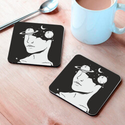 Space Tasarım Bardak Altlığı online tasarla