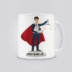 Süperman Avukat Baskılı Kupa Bardak online tasarla