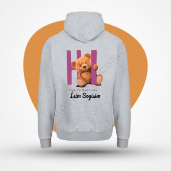 Bear Tasarımlı Sweatshirt online tasarla