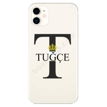 T Harfli Prenses Taç Tasarımlı Iphone 11 Kılıf online tasarla