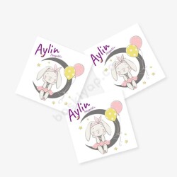 Tavşan Tasarımlı Sticker online tasarla