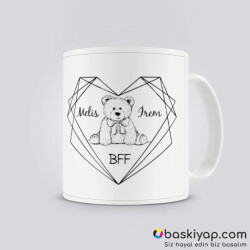 Teddy Baskılı Friends Kupa online tasarla