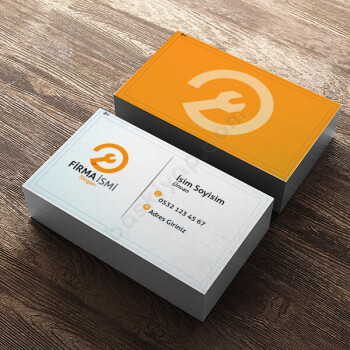 Tek Yön Oto Servis Kartvizit Tasarımı online tasarla