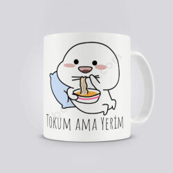 Tokum Ama Yerim Tasarımlı Kendin Tasarla Baskılı Kupa online tasarla