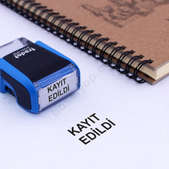 Trodat 4910 Kayıt Edildi Kaşesi online tasarla