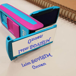 Trodat Pocket Printy Cep Kaşe 9511 | Turkuaz-Pembe online tasarla