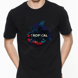 Tropical Design Tişört online tasarla
