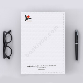 Tübitak Antetli Kağıt online tasarla