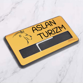 Turizm Temalı Mıknatıslı, İğneli İsimlik online tasarla