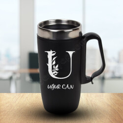 U Harf Baskılı Termos Bardak online tasarla