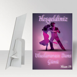 Uluslar Arası Dans Günü Hoşgeldiniz Ayaklı Pano online tasarla