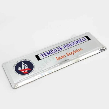 Üniversite Tasarımlı Personel Yaka İsimliği online tasarla