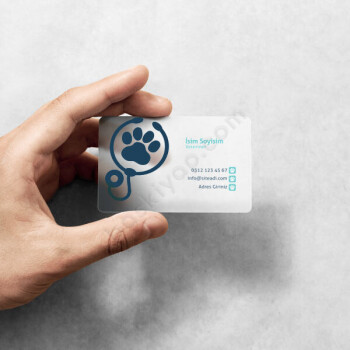 Veteriner Hekim Pvc Kartvizit online tasarla