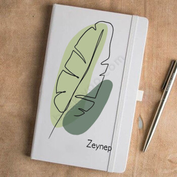 Yaprak Desenli Ajanda online tasarla