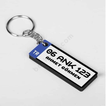 Yeni Araç Hediyesi Plaka Anahtarlık online tasarla