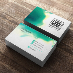 Yeşil Beyaz Modern online tasarla