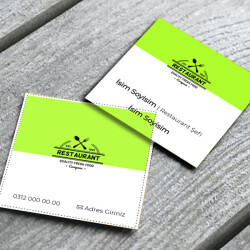 Yeşil Beyaz Sade online tasarla