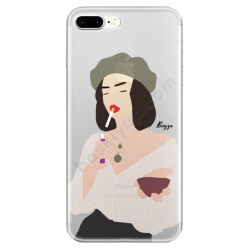 Yeşil Şapkalı Kız Tasarımlı Iphone 7 Plus Kılıf online tasarla