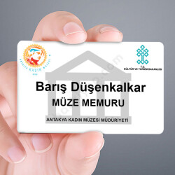 Yetkili Plastik Yaka Kartı online tasarla