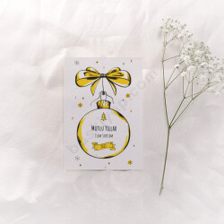 Yılbaşı Konseptli Anı Kartı online tasarla