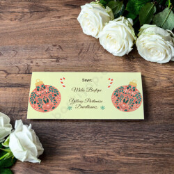 Yılbaşı Konseptli Davetiye 21X10 online tasarla