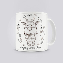 Yılbaşı Tasarım Kupa online tasarla