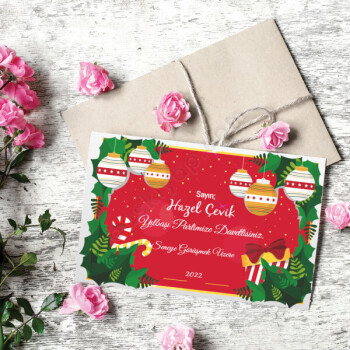 Yılbaşına Özel 18X13 Davetiye online tasarla