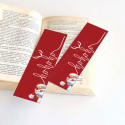 Yılbaşına Özel Kitap Ayracı online tasarla