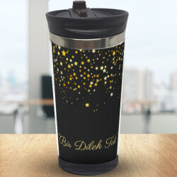 Yıldızlı Termos Bardak online tasarla