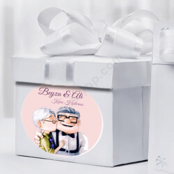 Yukarı Bak Tasarımlı Sticker online tasarla