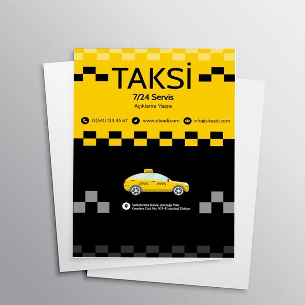 Taksi-Servis online tasarla