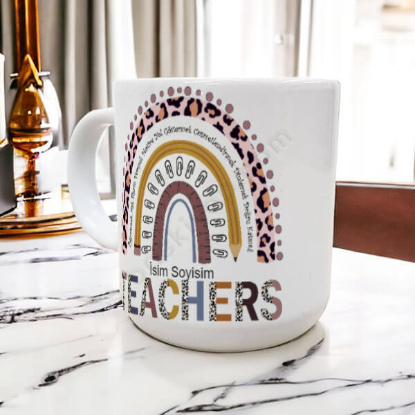 Teachers Tasarımlı Porselen Bella Beyaz Kupa Bardak online tasarla