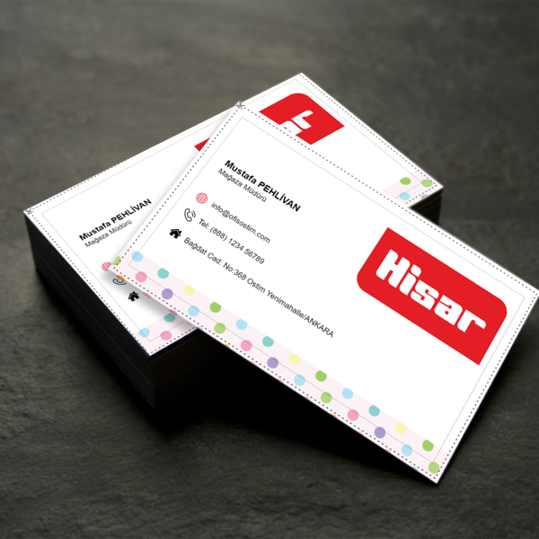 Kurumsal Tek Yön Kartvizit online tasarla