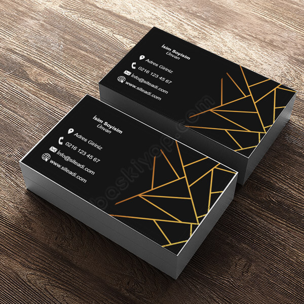 Tek Yön Kartvizit Tasarımı online tasarla