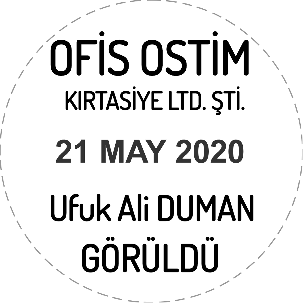 Firma Kaşesi 1 online tasarla