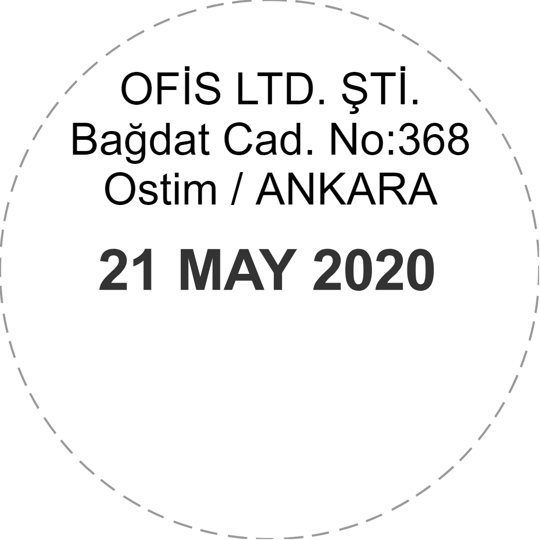 Firma Kaşesi 2 online tasarla