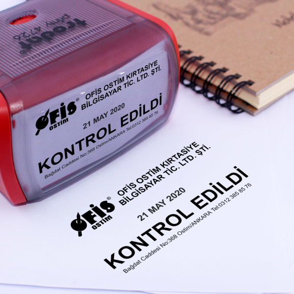Logolu Mega (Büyük) Boy Kontrol Edildi Kaşesi online tasarla