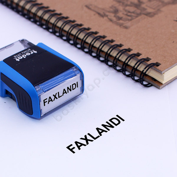 Trodat 4910 Faxlandı Kaşesi online tasarla