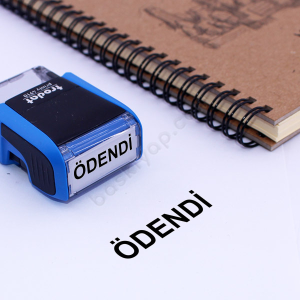 Trodat 4910 Ödendi Kaşesi online tasarla