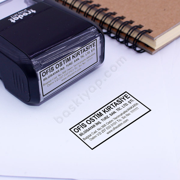 Trodat 4912 Çerçeveli Firma Kaşesi online tasarla