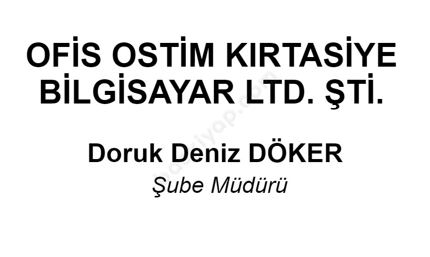 Trodat 4929  İsim Soyisim Ünvanlı Firma Kaşesi online tasarla