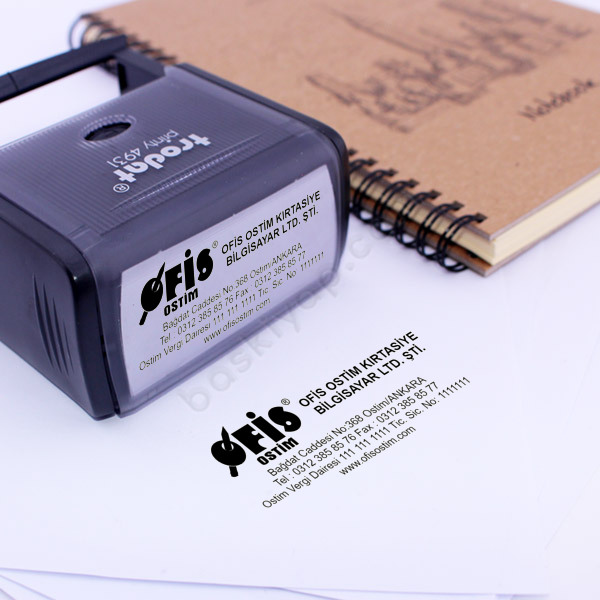 Trodat 4931 Mega Boy Firma Kaşesi online tasarla