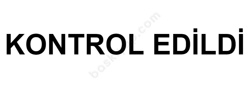 Trodat 9411 Kontrol Edildi Cep Kaşesi